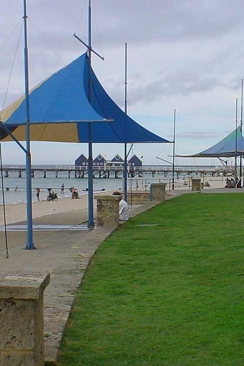 iew of Busselton forshore with Jetty in background